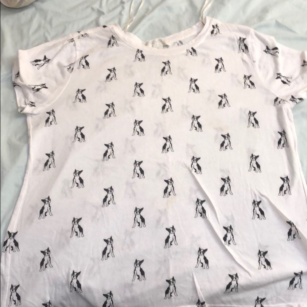 Forever 21 puppy tee